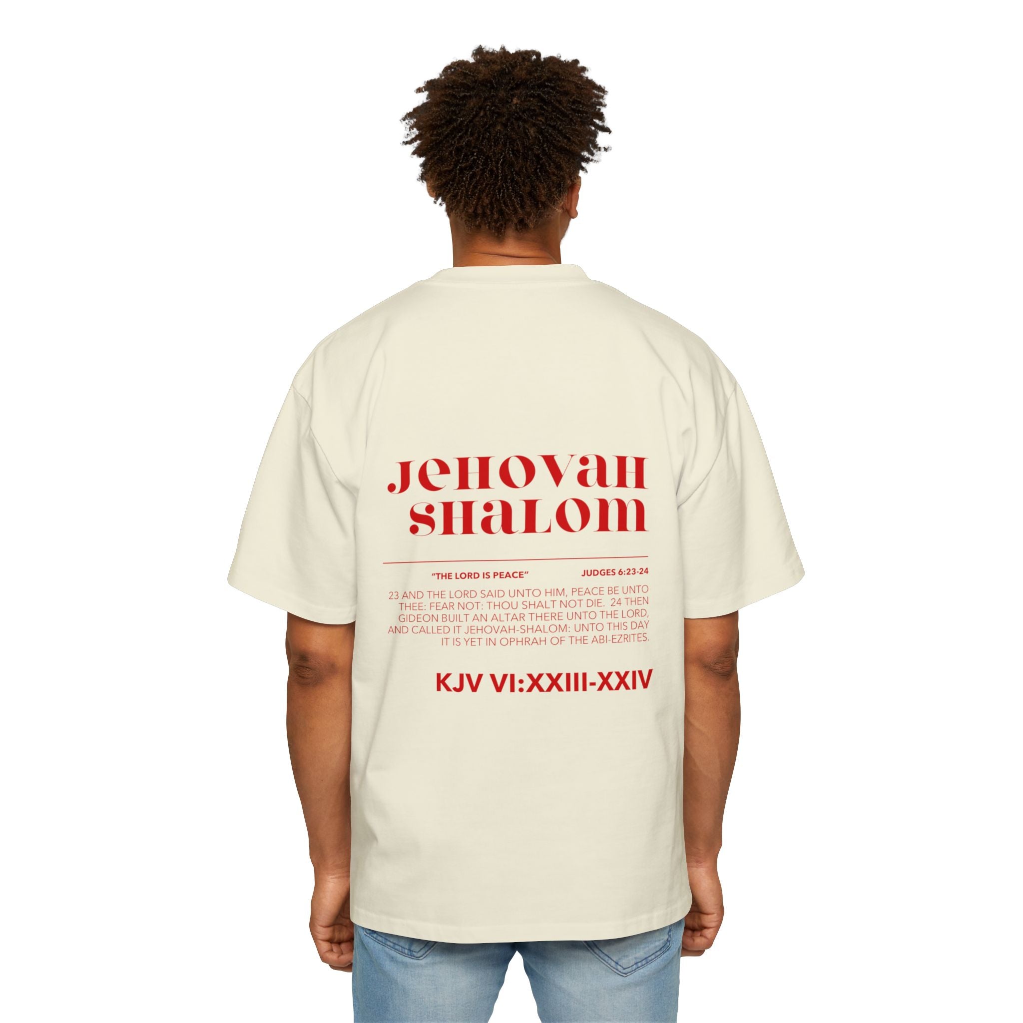 SHALOM Heavy Oversized Tee