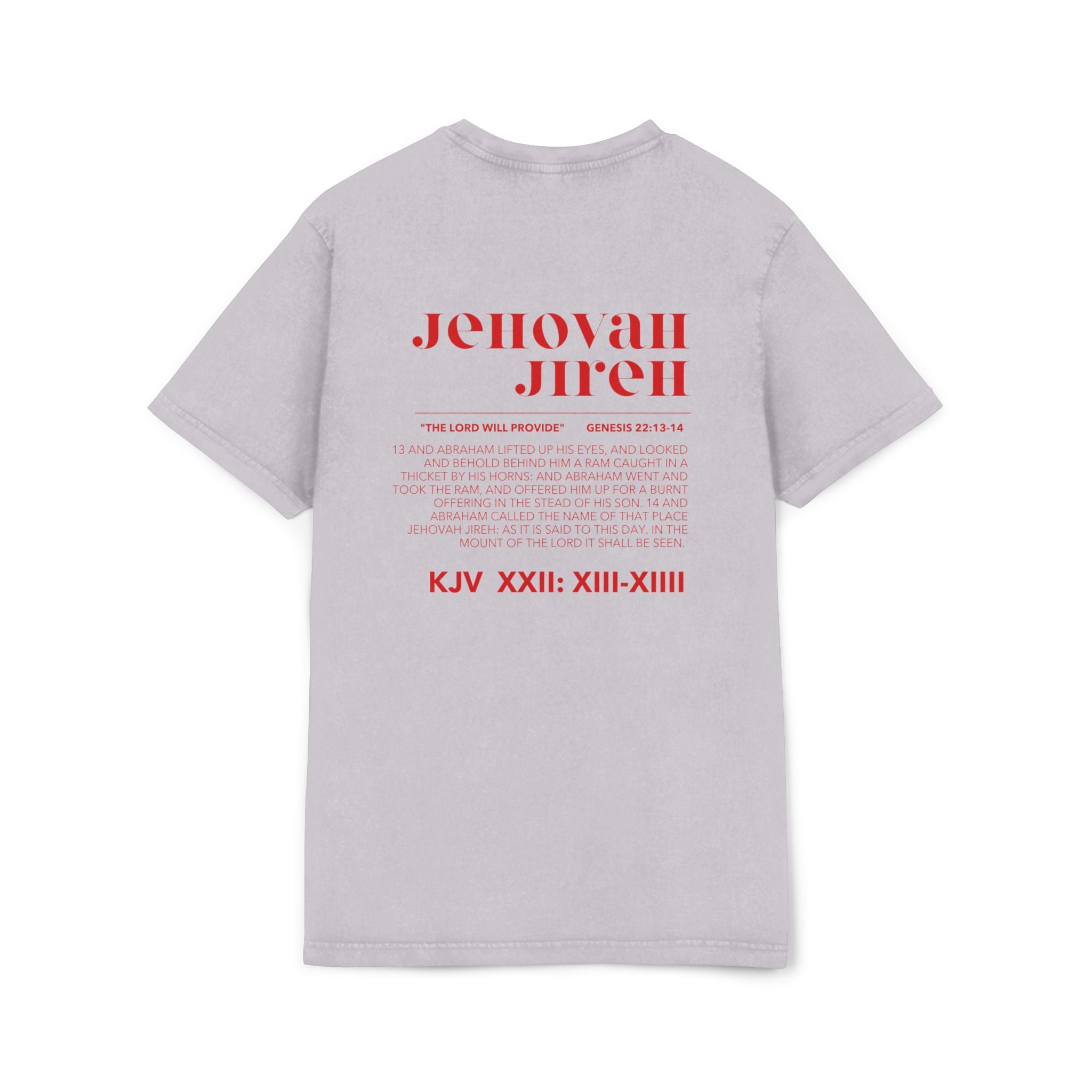 JIREH Acid Washed Round Neck Tee