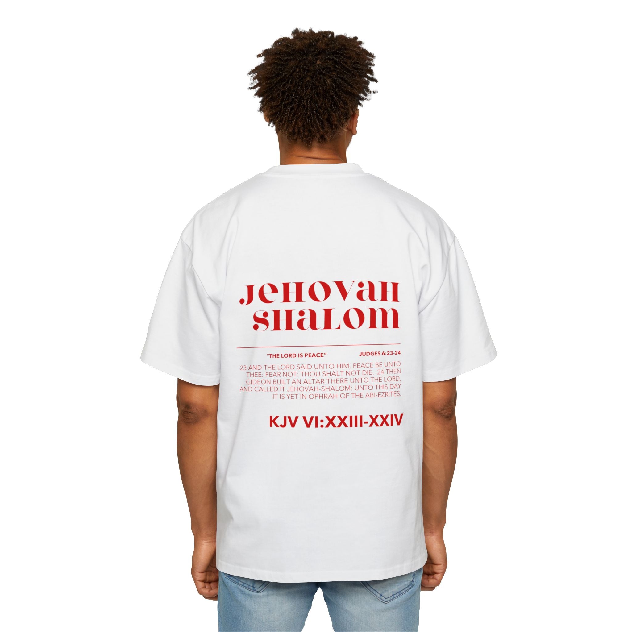 SHALOM Heavy Oversized Tee