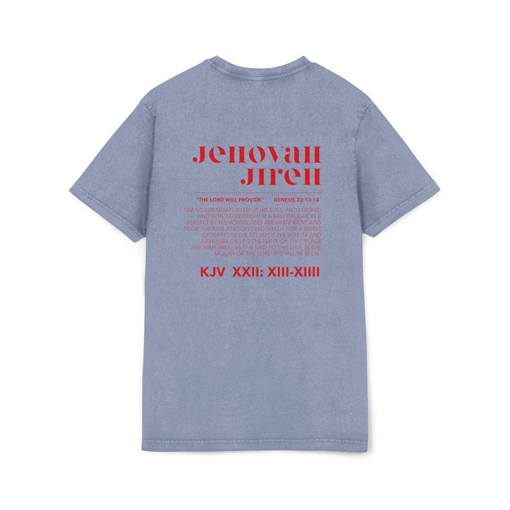 JIREH Acid Washed Round Neck Tee