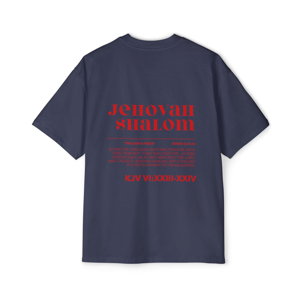 SHALOM Heavy Oversized Tee