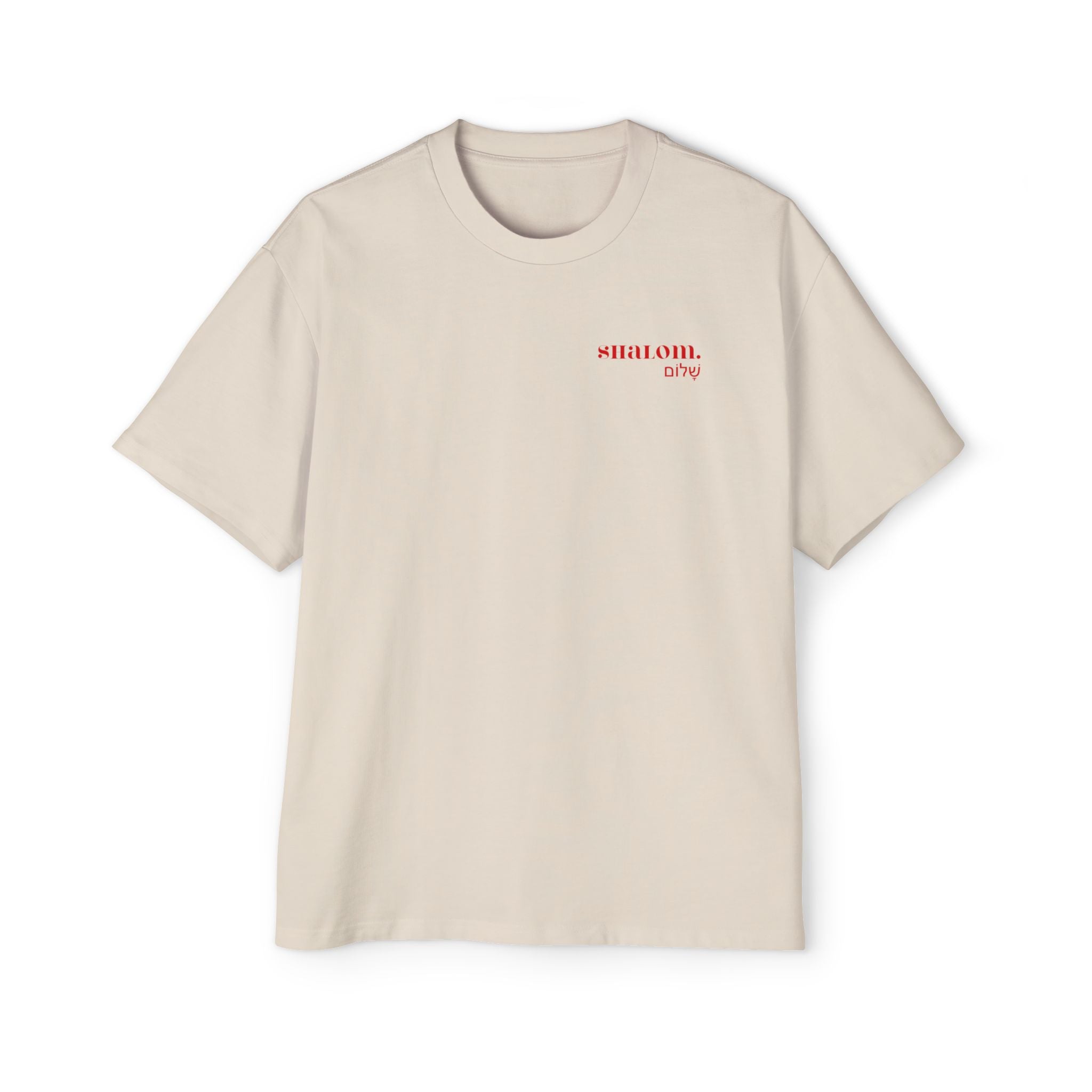 SHALOM Heavy Oversized Tee