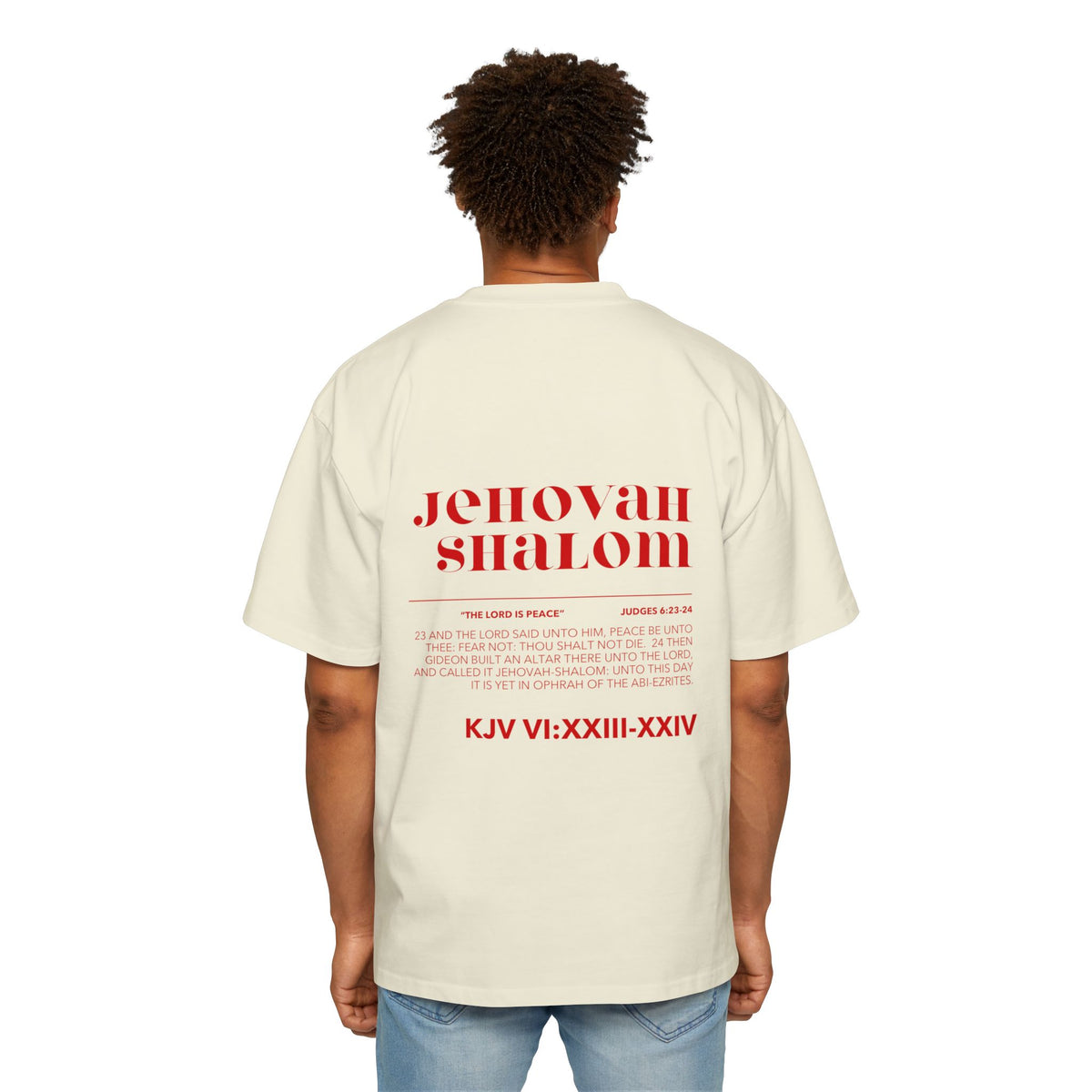 SHALOM Heavy Oversized Tee