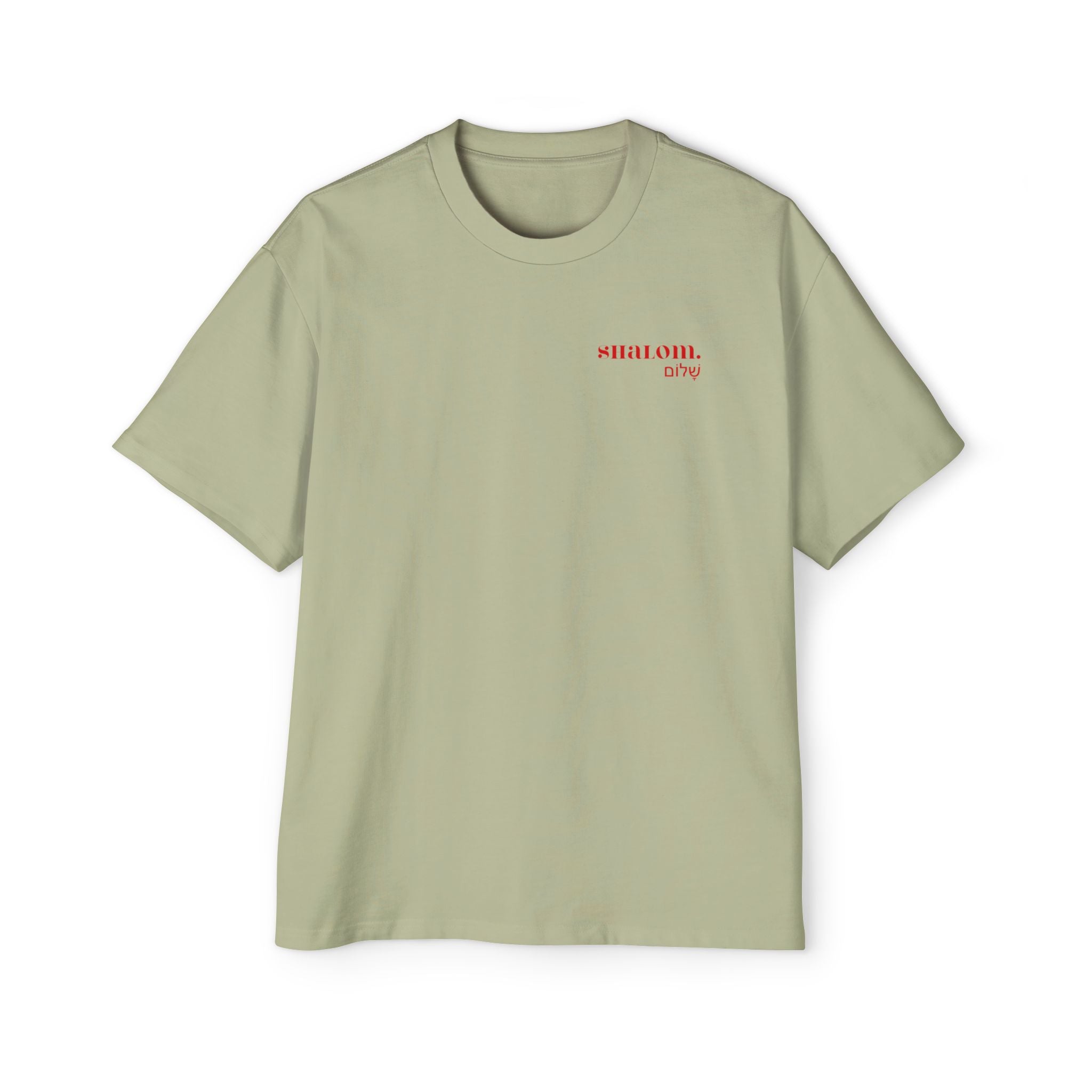 SHALOM Heavy Oversized Tee